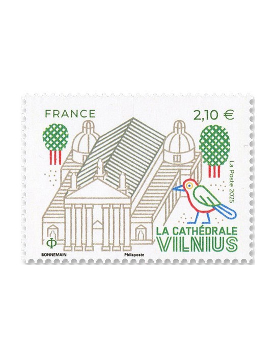 n° F5911 - Timbre FRANCE Poste (CAPITALES EUROPEENNES : VILNIUS)