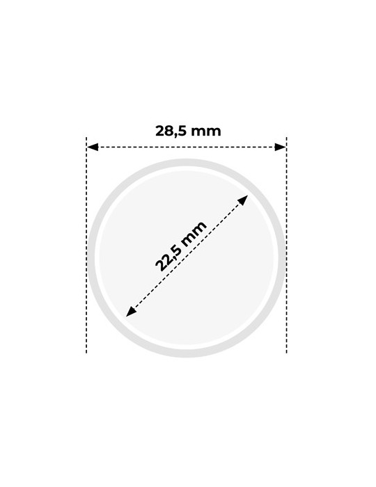 CAPSULES : 22.5 mm - POUR 20 CENT