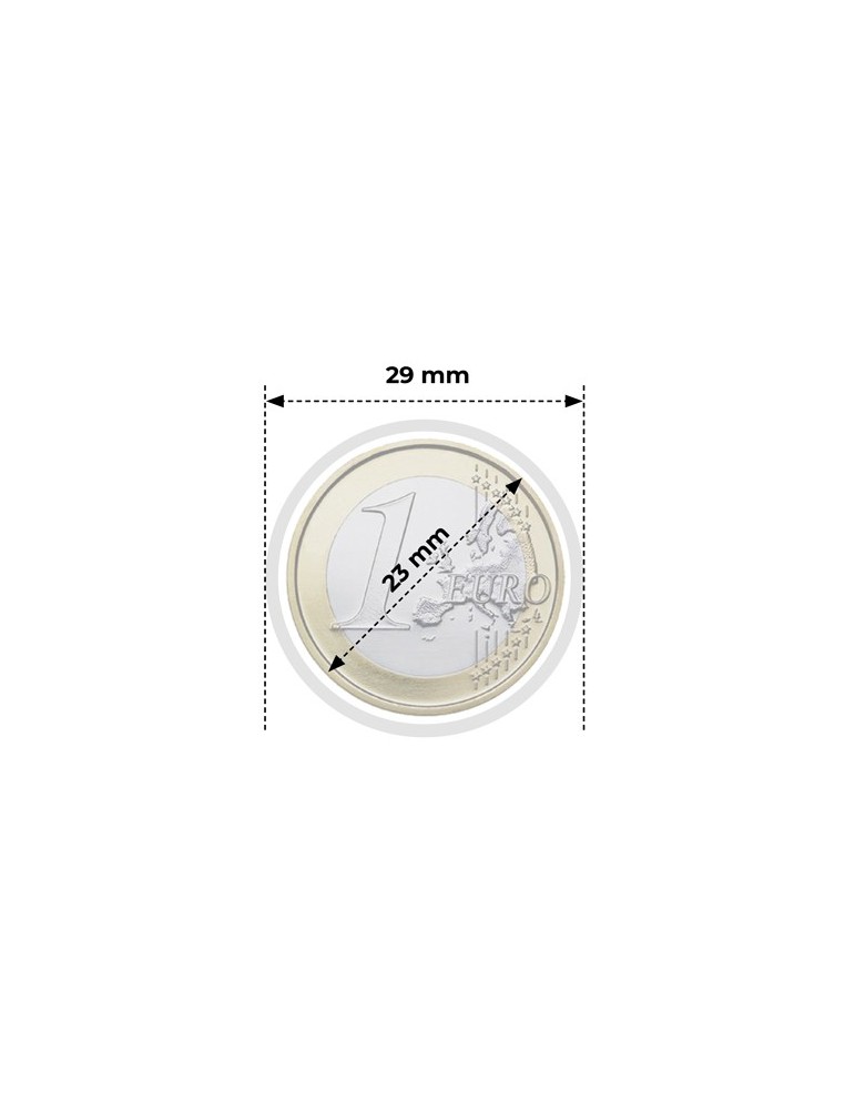 CAPSULES : 23 mm - POUR 1 EURO