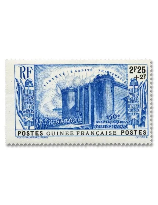 n° 153/156** + n° 157* - Timbre GUINEE Poste