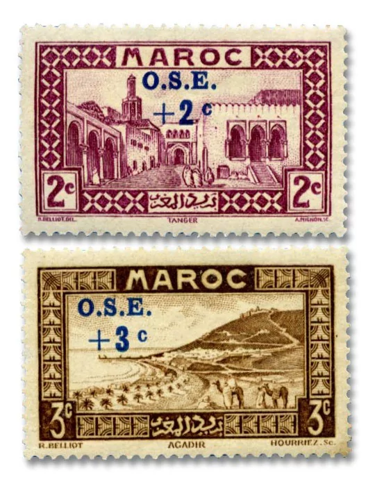 n° 153/160* - Timbre MAROC Poste