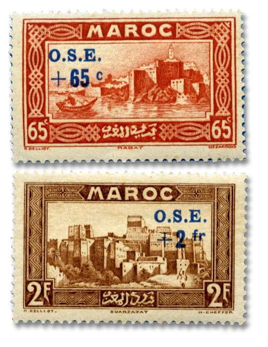 n° 153/160* - Timbre MAROC Poste