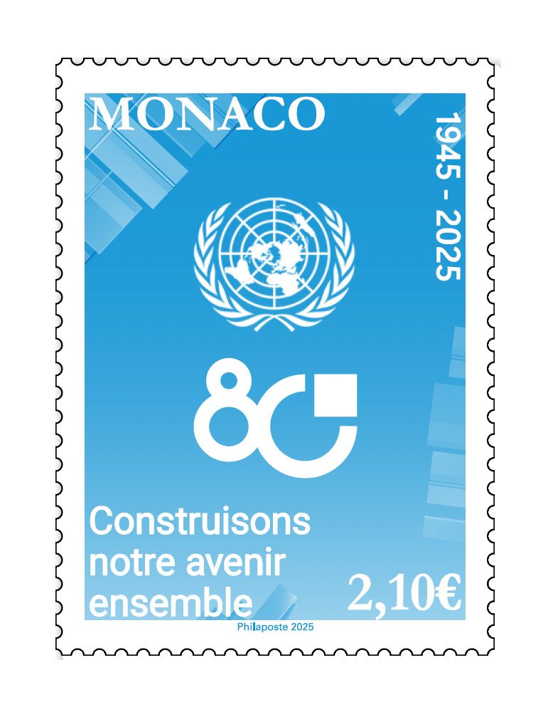 n° 3510 - Timbre MONACO Poste (80 ANS DE L'ONU - 14 25 437)
