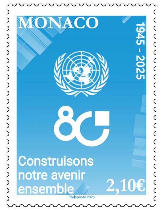n° 3510 - Timbre MONACO Poste (80 ANS DE L'ONU - 14 25 437)