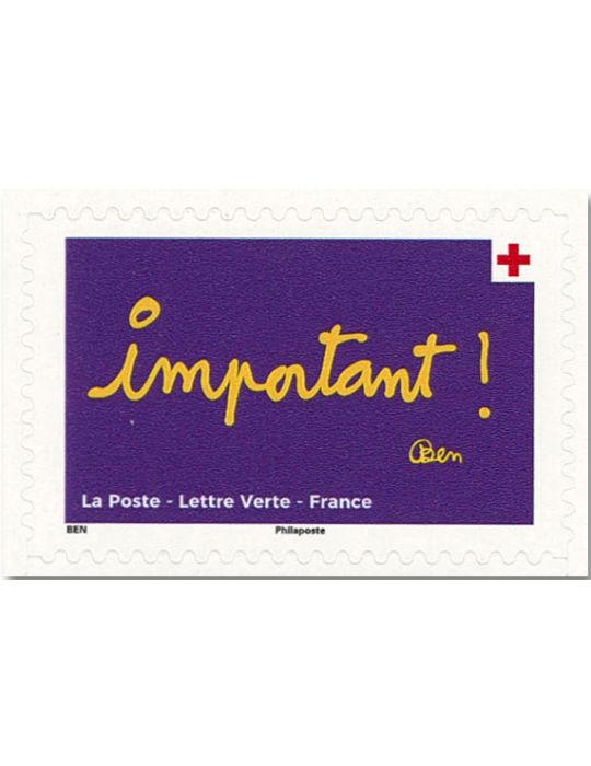 n° 2065 - Timbre France Carnets Croix-Rouge (2021) (BC1979)