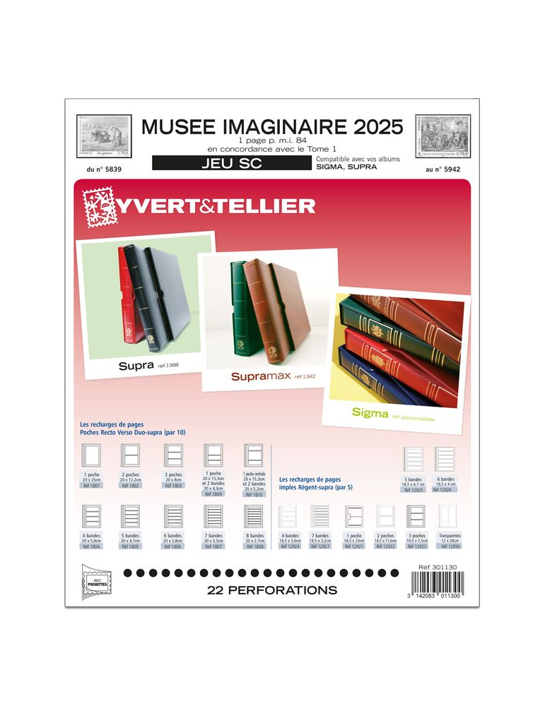 MUSEE IMAGINAIRE SC : 2025 (JEUX AVEC POCHETTES)