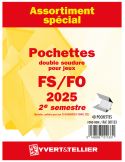 Assortiment de pochettes (double soudure) : 2025-2e semestre