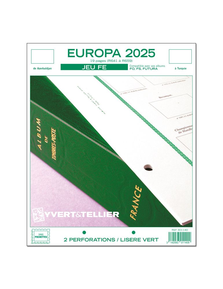 EUROPA FE : 2025 (JEUX SANS POCHETTES)