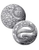10 EUROS ARGENT - ANNEE DU SERPENT (2025)