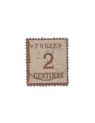 n° 2 obl. - Timbre FRANCE Alsace Lorraine 2