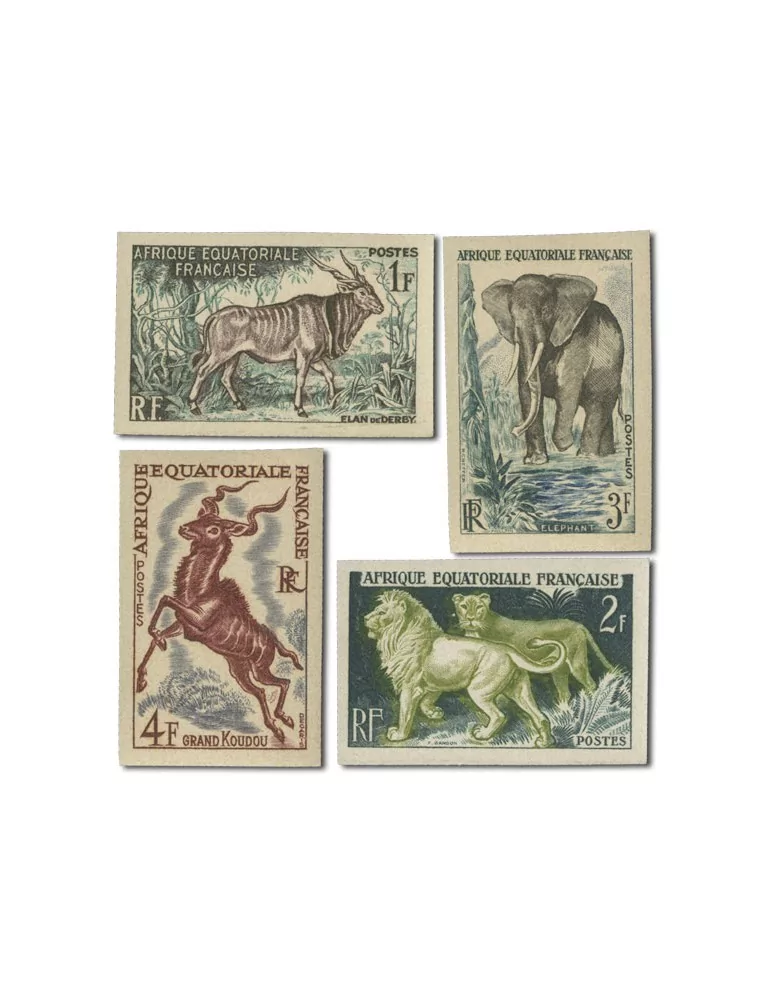 n° 238/241** ND - Timbre AEF Poste