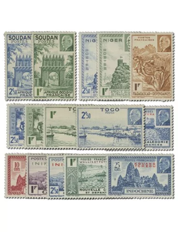 Grandes Series Coloniales : Série Maréchal Pétain 1941