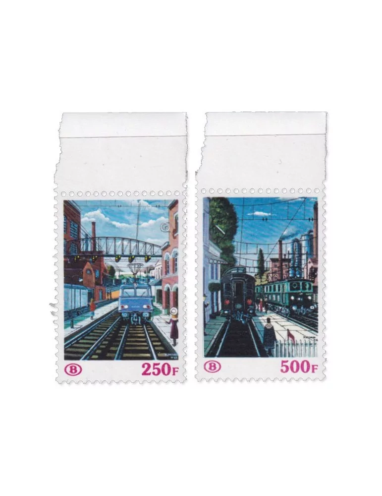 n° 459/460** - Timbre BELGIQUE Colis Postaux