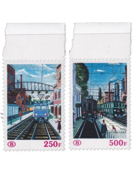 n° 459/460** - Timbre BELGIQUE Colis Postaux