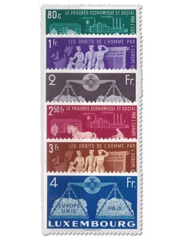 n° 443/448** - Timbre LUXEMBOURG Poste