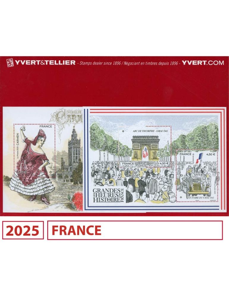 n° 5838/5945 - Timbre France Année complète (2025)