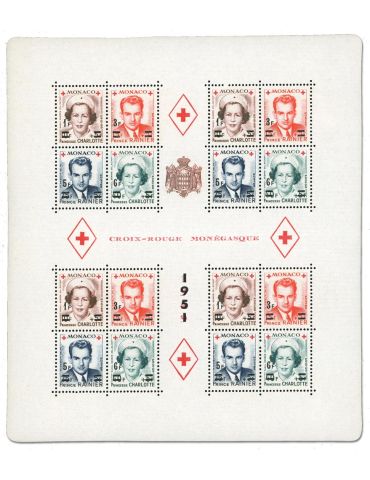 n° 4A -Timbre Monaco Bloc et feuillets