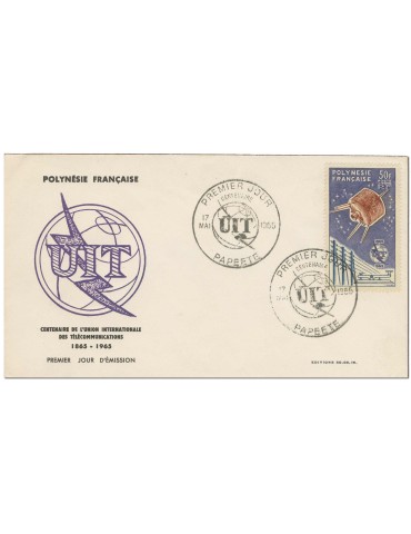 n° 10 obl. - Timbre POLYNESIE Poste Aerienne