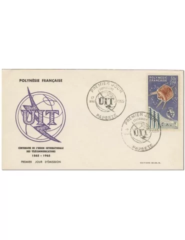 n° 10 obl. - Timbre POLYNESIE Poste Aerienne