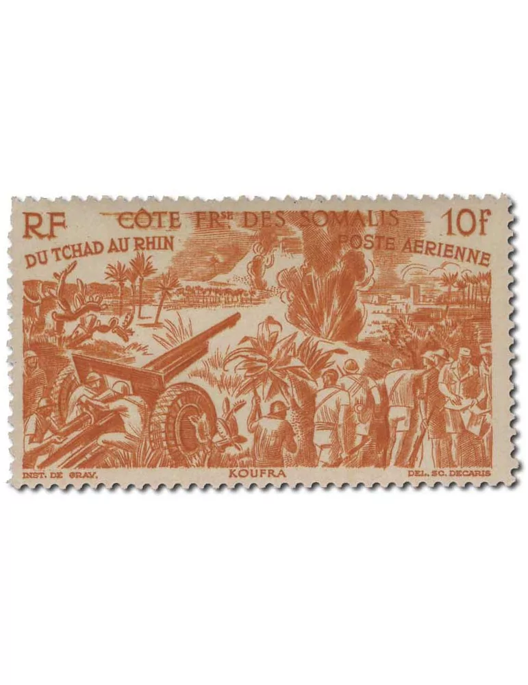 n° 14/19** - Timbre COTE DES SOMALIS Poste Aerienne