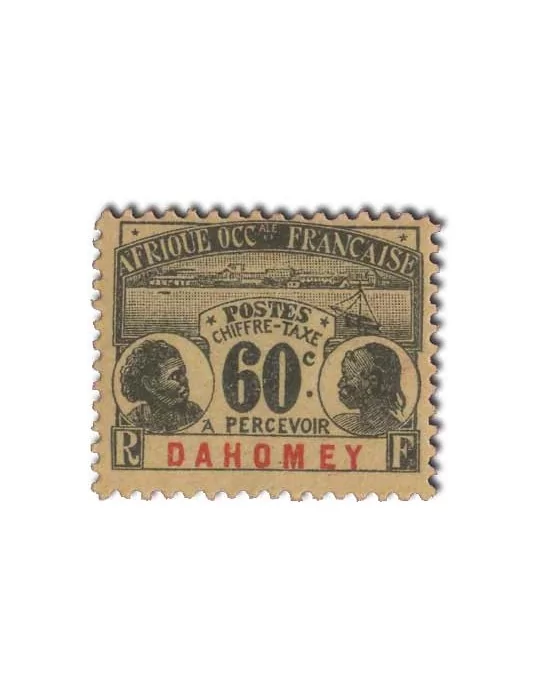 n° 1/8* - Timbre DAHOMEY Taxe