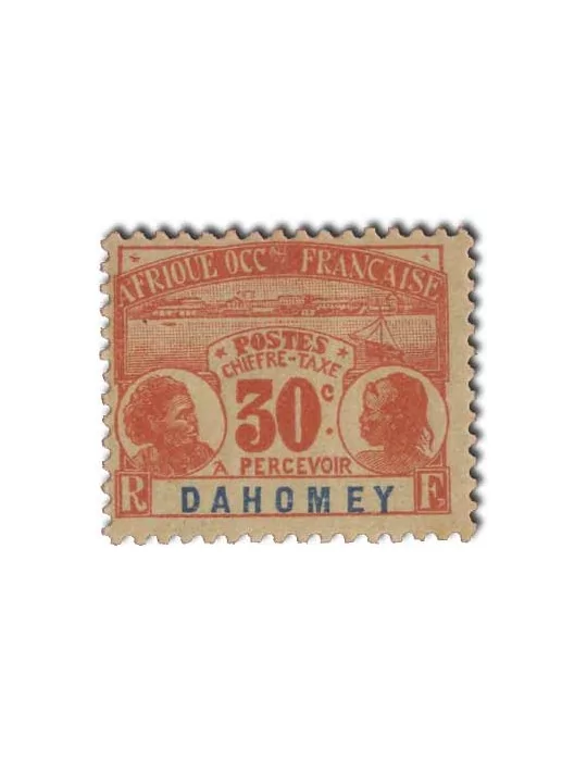 n° 1/8* - Timbre DAHOMEY Taxe