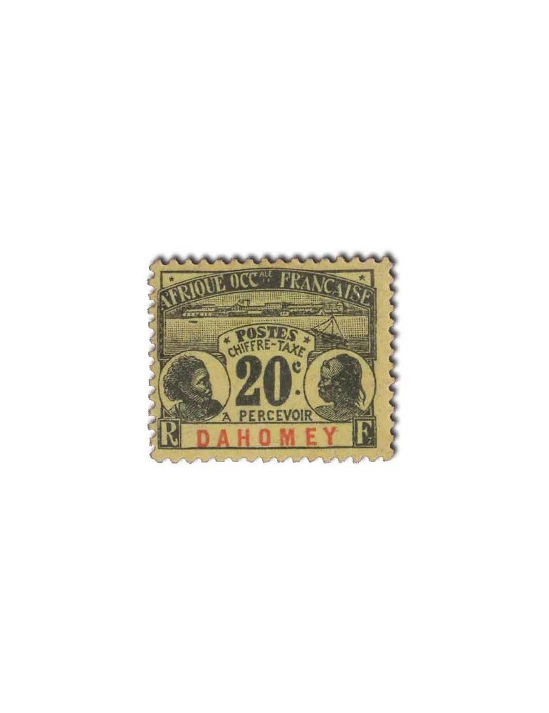 n° 1/8* - Timbre DAHOMEY Taxe