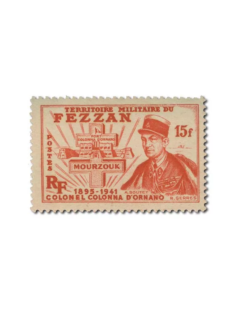 n° 43/53* - Timbre FEZZAN Poste