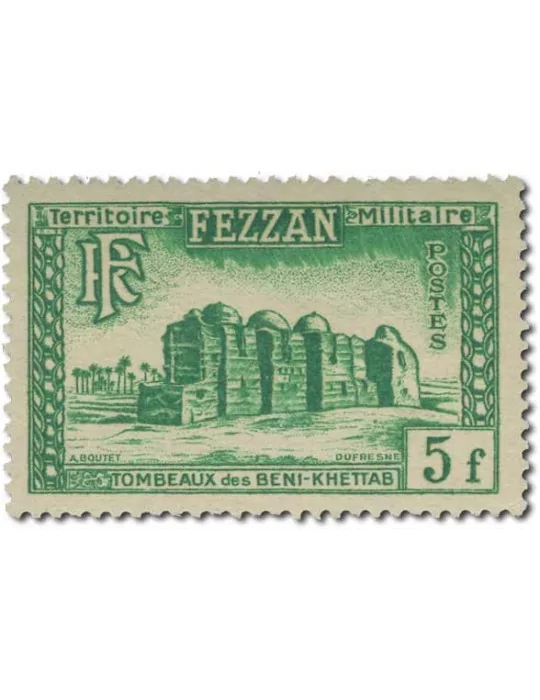 n° 43/53* - Timbre FEZZAN Poste