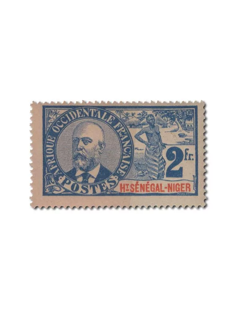 n° 1/17* - Timbre HAUT SENEGAL ET NIGER Poste