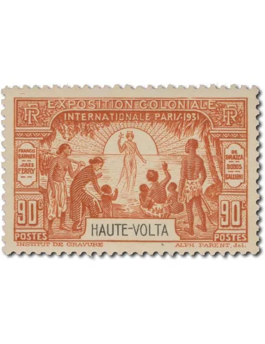 n° 66/69** - Timbre HAUTE VOLTA Poste