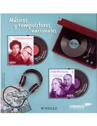 n° 92 - Timbre COSTA RICA Blocs et feuillets