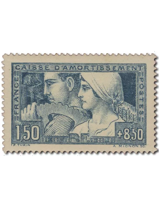 n° 252b* - Timbre FRANCE Poste