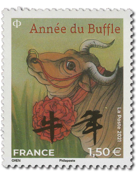 France : Horoscope chinois de 2020 à 2024 (10 valeurs neufs**)