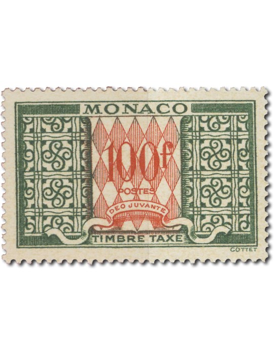 n° 29/39* - Timbre MONACO Taxe