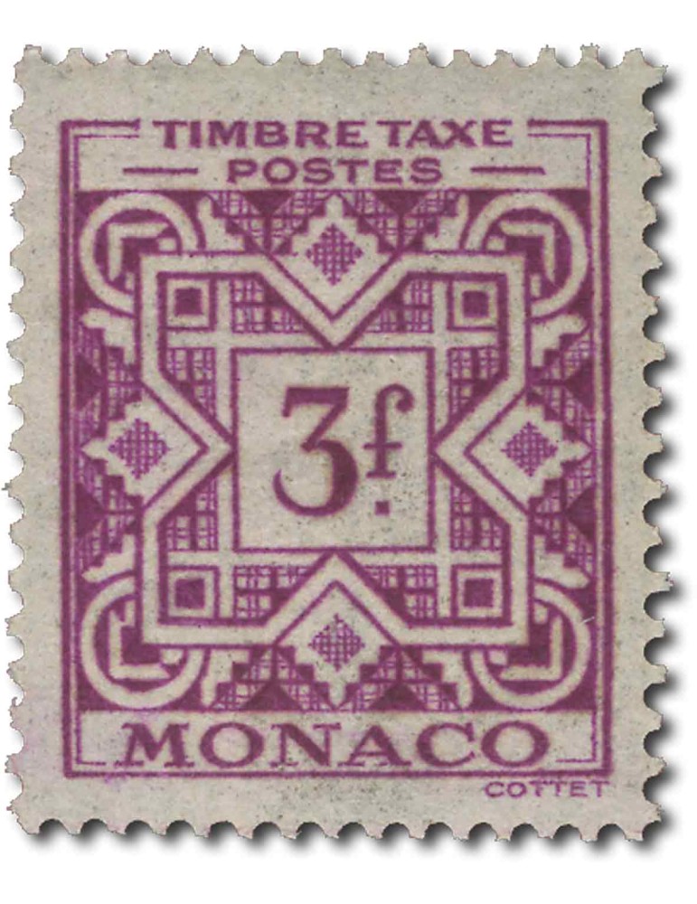 n° 29/39* - Timbre MONACO Taxe