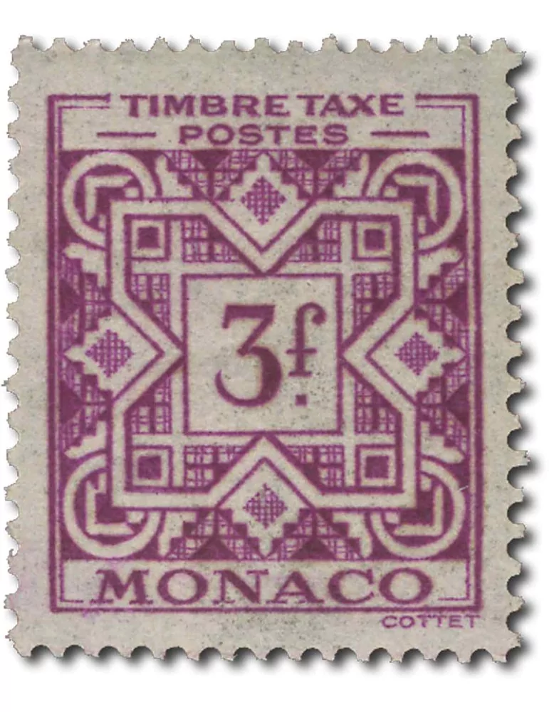 n° 29/39* - Timbre MONACO Taxe