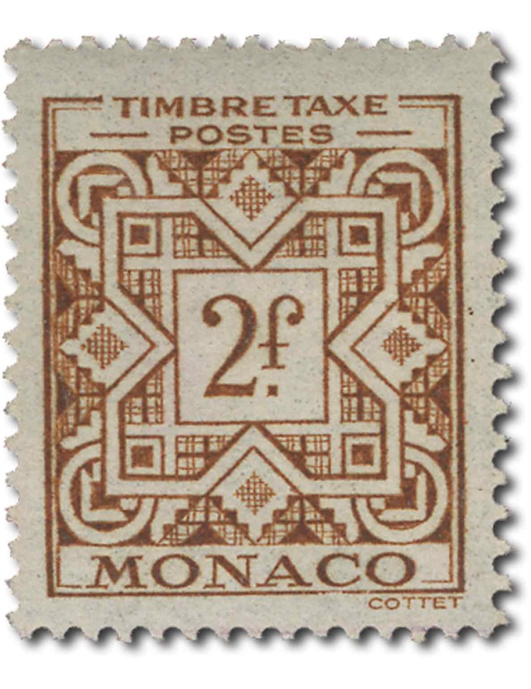 n° 29/39* - Timbre MONACO Taxe
