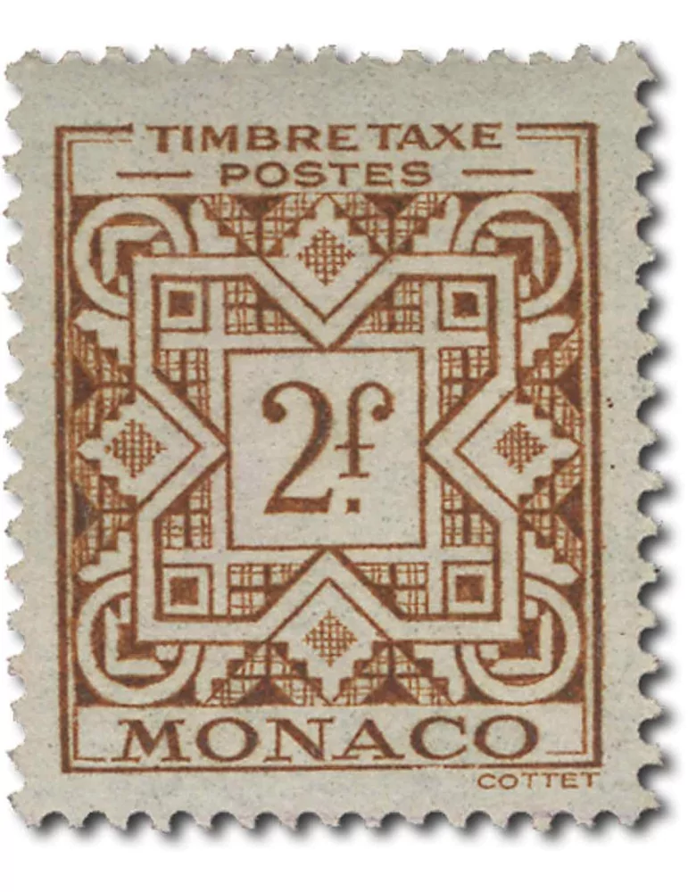 n° 29/39* - Timbre MONACO Taxe
