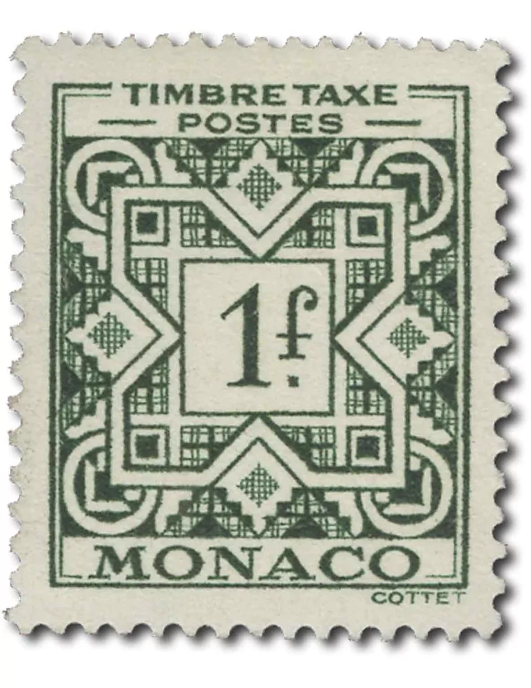 n° 29/39* - Timbre MONACO Taxe