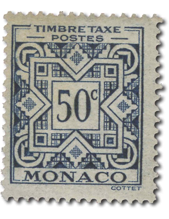 n° 29/39* - Timbre MONACO Taxe