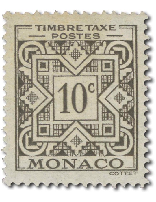 n° 29/39* - Timbre MONACO Taxe