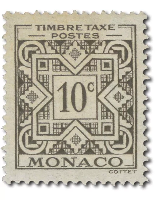 n° 29/39* - Timbre MONACO Taxe