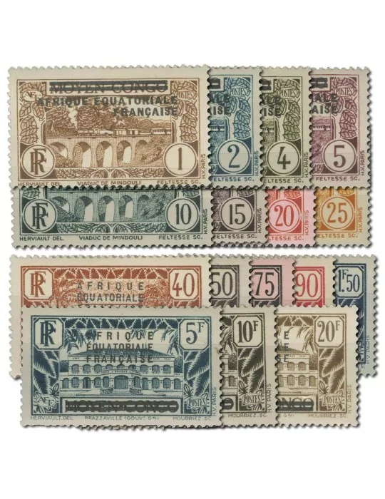 n° 1/16* - Timbre AEF Poste