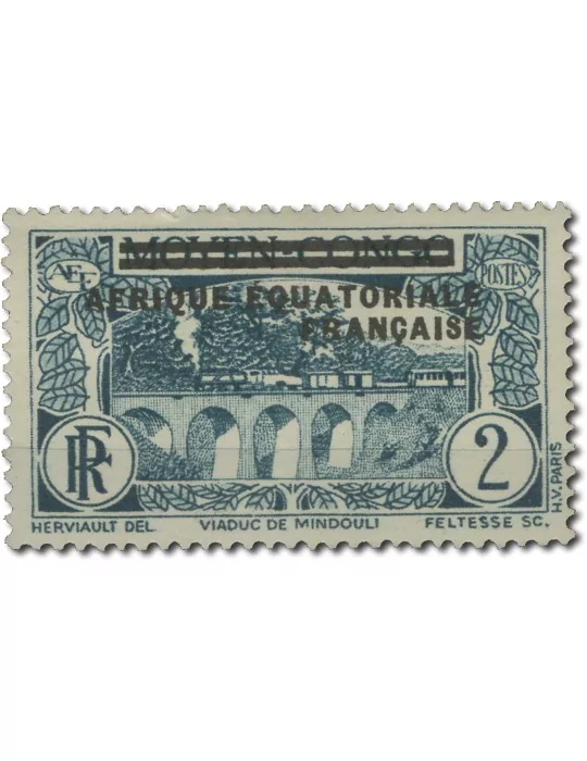 n° 1/16* - Timbre AEF Poste