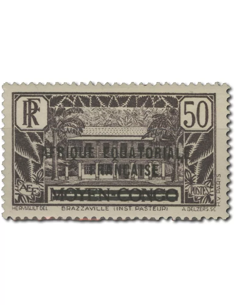 n° 1/16* - Timbre AEF Poste