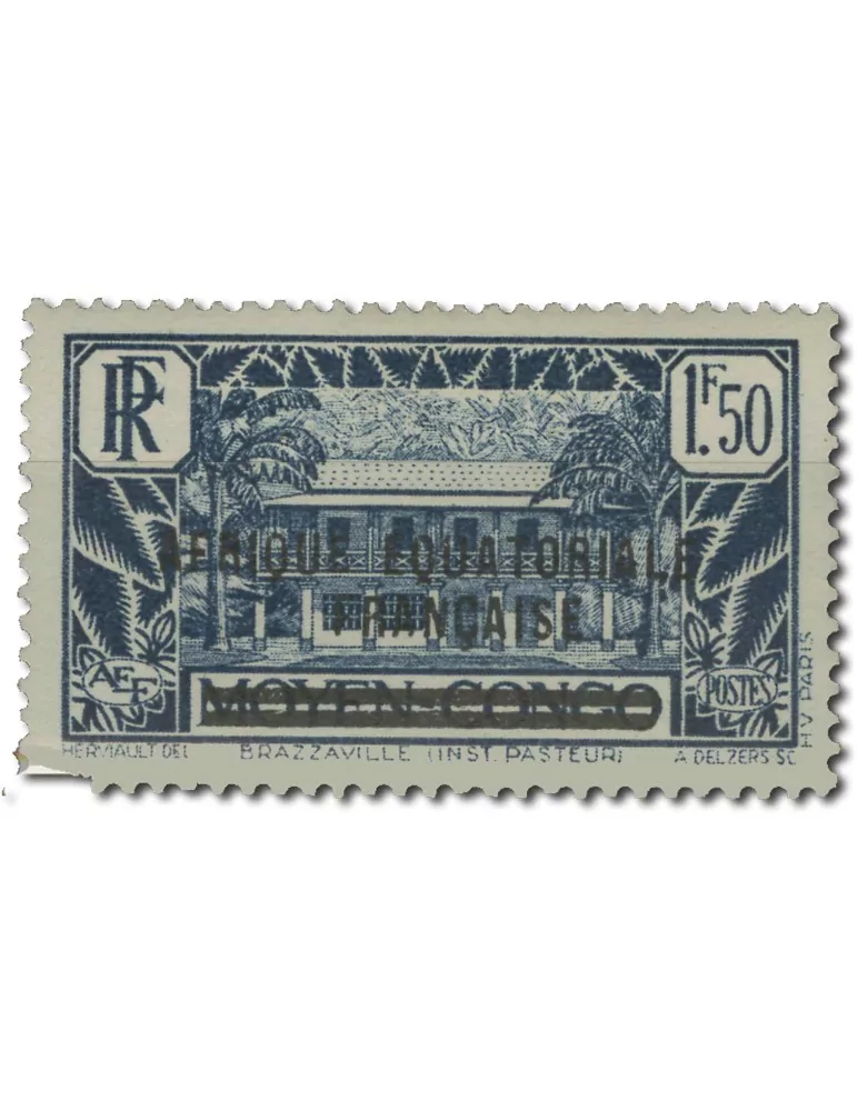 n° 1/16* - Timbre AEF Poste