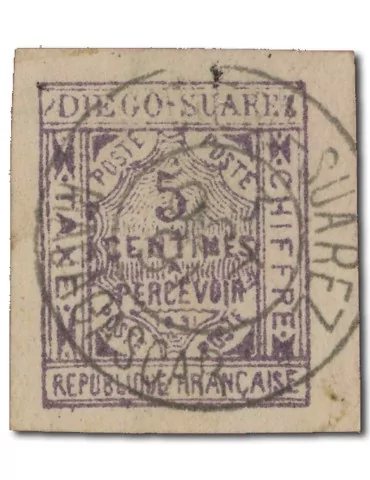 n° 1 obl. - Timbre DIEGO SUAREZ Taxe