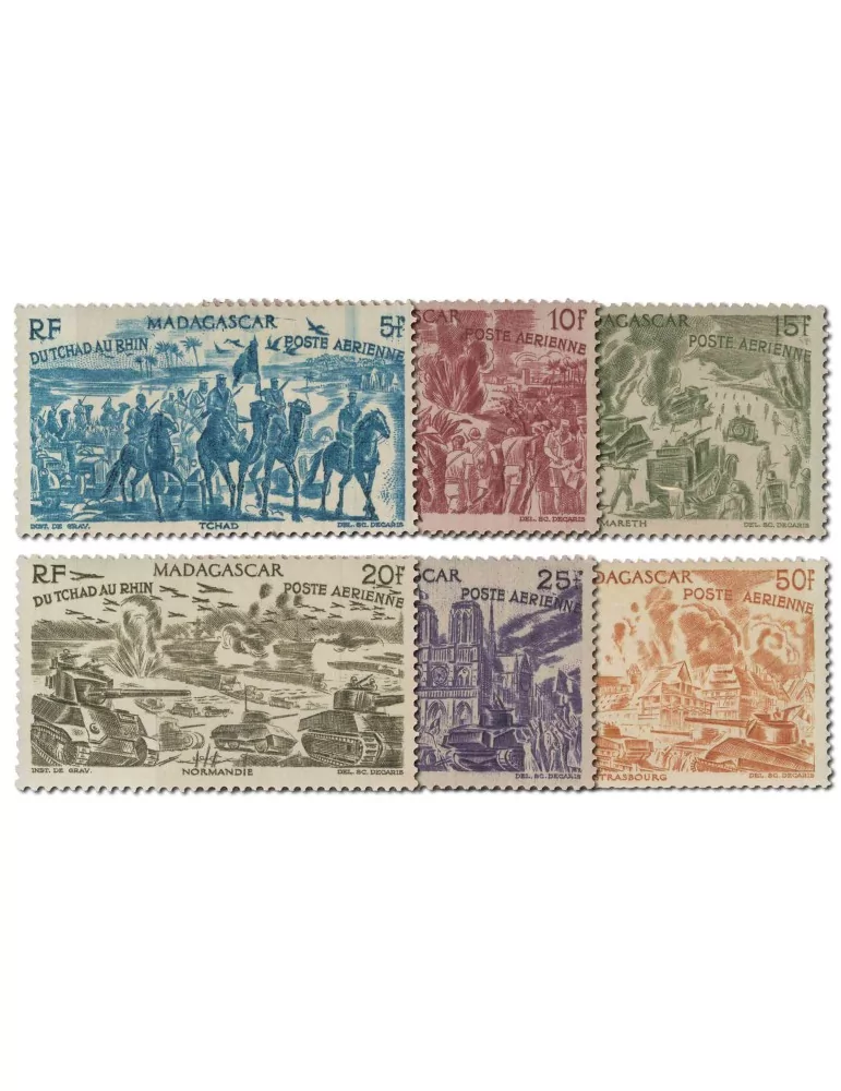n° 66/71** - Timbre MADAGASCAR Poste Aerienne