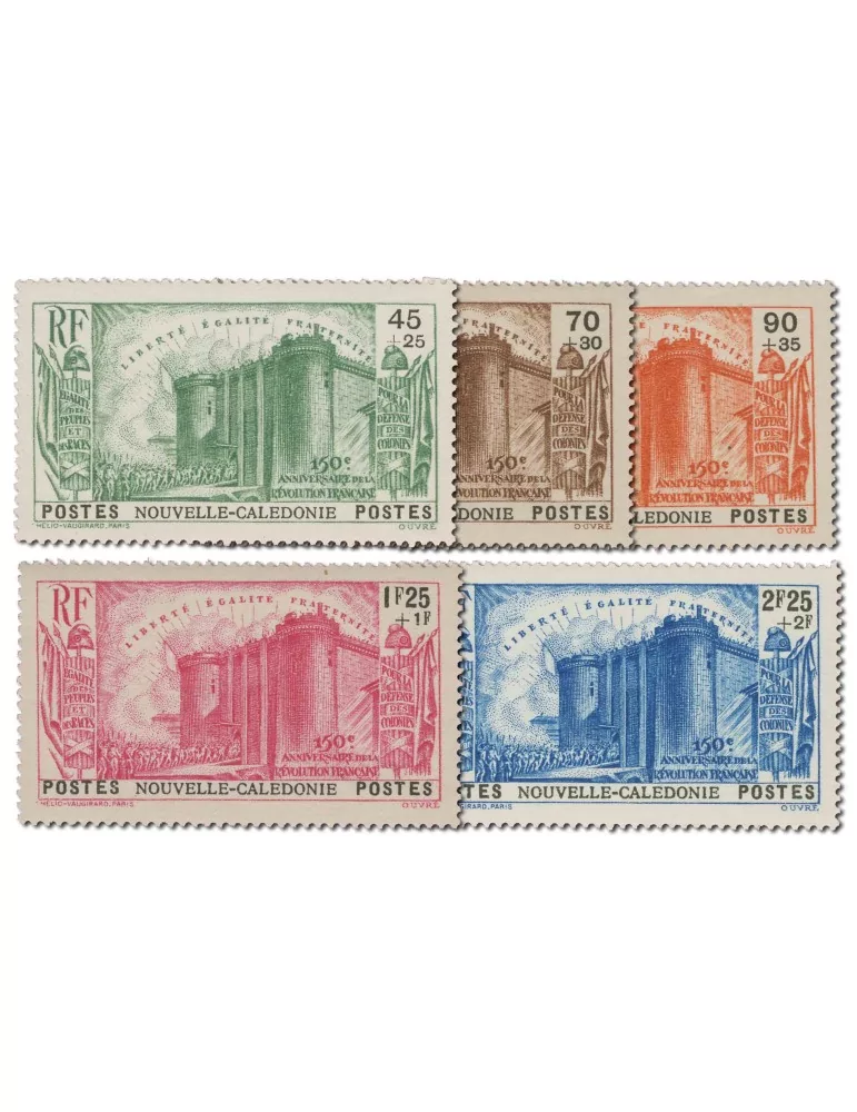 n° 175/179** - Timbre NOUVELLE CALEDONIE Poste